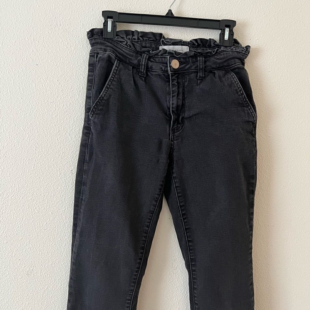 ASHLEY MASON Paperbag High Rise Denim Jeans size 9 - Picture 3 of 7